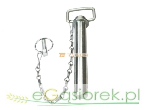 Sworzeń zaczepu z zawleczką i łańcuchem 22x165x200