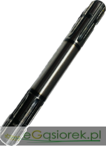 Wałek odbioru mocy z frezem na dwóch końcach