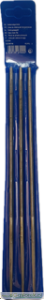 Pilnik okrągły, ilość sztuk: 3  pilniki O 4,8 mm