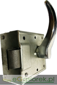 Zamek drzwi stary typ prawy C-385 ORYGINAŁ POLSKI