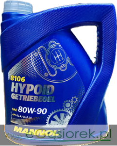 Olej Nannol Hypiod LS  SAE 80W-90 API: GL-4/GL-5