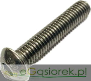 Wkręt grzybkowy A2  M8x40 mm