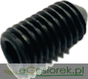 Wkręt dociskowy z końcem ostrym 45 H  M 8x16 mm