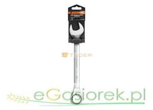 Klucz płasko-oczkowy z grzechotką 24 mm  TEGER