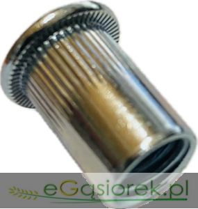 Nitonakrętka z łbem płaskim ocynk  M10