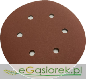 INDASA Tarcza na rzep RED-LINE 6 otw.150mm P120