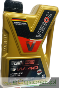 Venol Synthetic Gold Plus 5W40 C3 1L