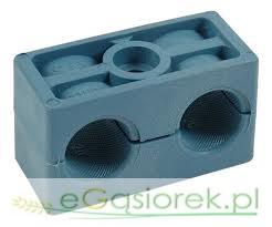 Obejma 2x14mm-2polowy