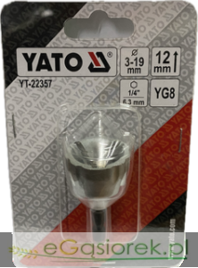 Gwintownik zewnętrzny 3-19 mm YATO