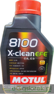 Olej MOTUL 5W-30 8100 X-CLEAN EFE C2 1L
