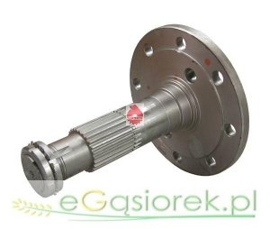 Wał koła bez szpilek (2-ie nakrętki) C-360 ORYGINA