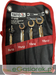 KLUCZE DO PRZEWODÓW HAMULCOWYCH 4SZT ZESTAW