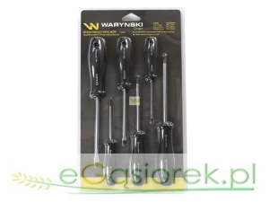 Zestaw wkrętaków ze stali odpornej na skręcanie