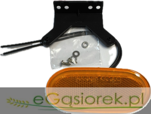 Światło obrysowe lampa W197 pomarańczowa 12V/24V