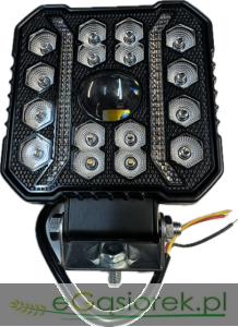 HALOGEN KWADRATOWY LED 48W SERIA BLACK