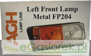 LAMPA PRZÓD FP204 METAL LEWA 20008 AGH