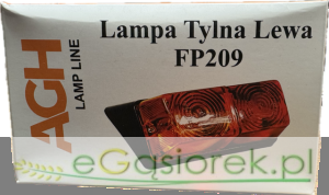 LAMPA TYLNA FP209 METAL LEWA