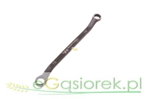 Klucz oczkowy odsadzony 14x15 mm. CrV standard