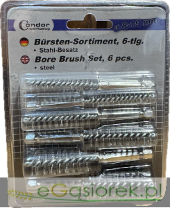 Szczotki trzpieniowe 6szt