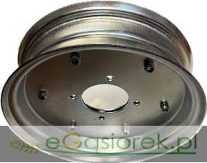 Felga metalowa koła 400x10 pneumatycznego kpl.