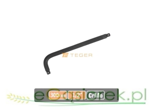 Pokrętło do nasadek TYP L 1/2" 300 mm - kute/ stal