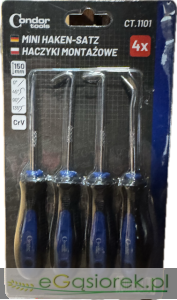 HACZYKI MONTAŻOWE 4SZT