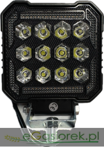 HALOGEN KWADRATOWY LED 42W SERIA BLACK
