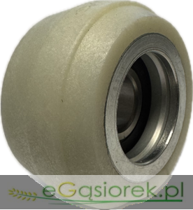 Rolka metal-tworzywo d=56mm  zaokr. łoż. 6202
