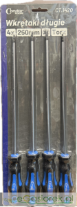 WKRĘTAKI DŁUGIE 250MM TORX 4CZ.