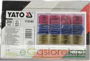 ZEST. 200 SZT KOSZULEK ZACISK 0,5-6MM2 YATO
