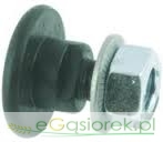 Śruba nożyka z nakrętką  M 12x29x18 Krone KL.12.9