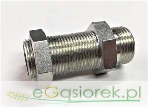Złączka grodziowa BB M22x1,5 15L z przeciwnakrętką
