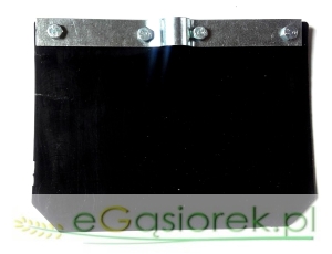 Osłona gumowa błotnika z końcówką metalową