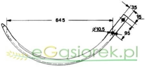 Iglica Claas Marcant 40 ALU.