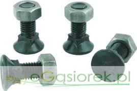 Śruba płużna  M12x40 DIN 608 kl.12.9 z nakrętką