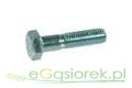 Śruba M 8x45 pół gwint ocynk kl.8.8