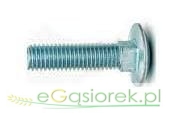 Śruba zamkowa 12x35 ocynk kl.8.8