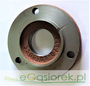 Pokrywka żeliwna mała z otworem łożyska 1206