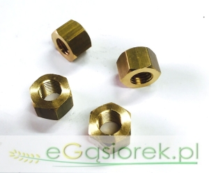 Nakrętka szpilki kolektora M8x1 mosiężne