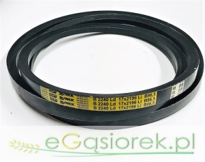 Pas klinowy B 17x2240