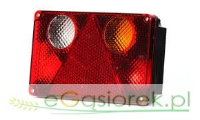 Lampa W21P prawa ze światłem cofania WAŚ 115