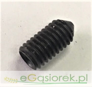 Wkręt dociskowy M5x10mm z końcem ostrym 45H
