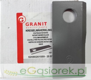 Nożyk kosiarki Vicon KUHN Granit