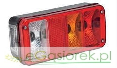 Lampa tylna W29P z oświetleniem tablicy rej z boku