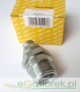 Zawór gniazdo M22x1,5 skręcane (50490020) Waryński