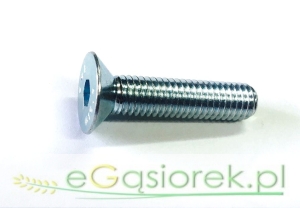 Śruba imbusowa M 8x35 stożkowa KL.10.9 ocynk