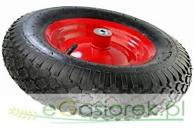Koło pneum. FI300 Metal-wałek 20x75 4.00-4 PR4