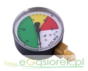 Manometr M63 0-25 bar G M12x1,5 dolne przyłącze