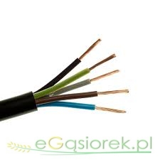 Przewód 5-żyłowy YLY-S  5x0,75 ( 1mb )