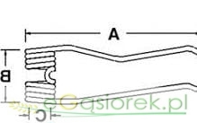 Palec sprężysty KUHN 57644010